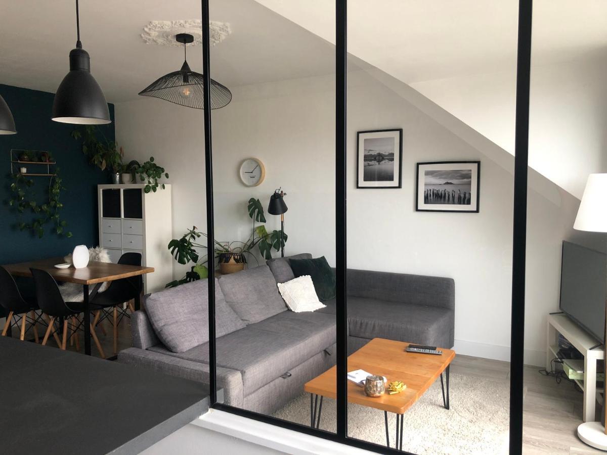 Joli T2 Avec Balcon, Calme & Vue Sur Intra Muros Saint-Malo Exteriör bild